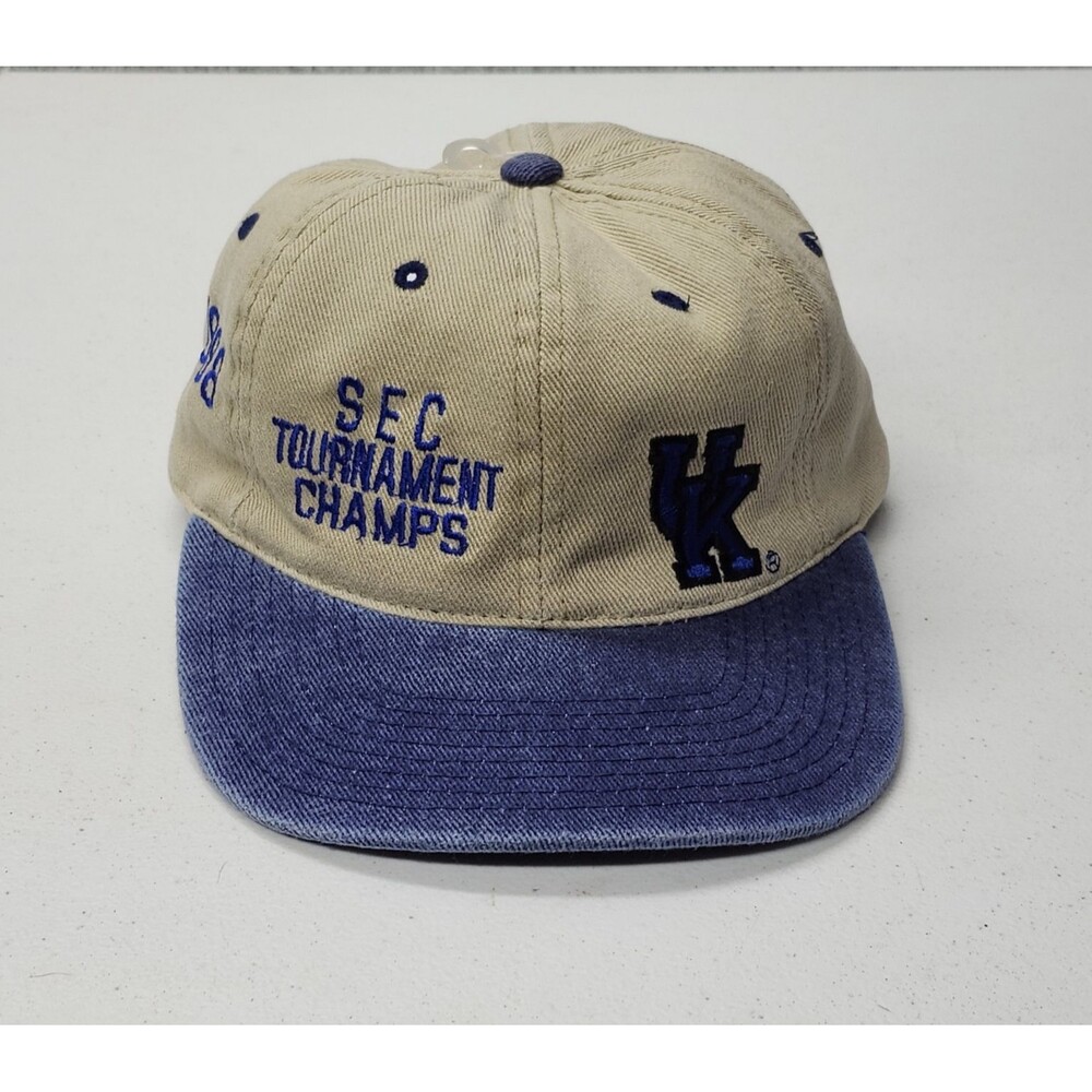 VINTAGE 1998 SEC Tournament Hat Kentucky Wildcats Champions Strapback 90s NCAA